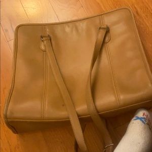 Brown coach purse